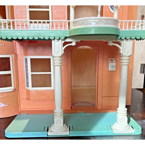 Barbie Dream House VINTAGE Folding Victorian Working Elevator Mansion 1995 MAtte - Picture 3 of 16